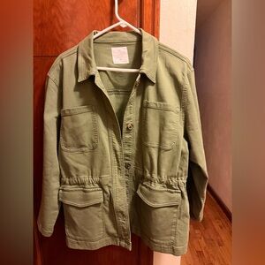LC Lauren Conrad Sage Green Jacket. Nice casual for fall.